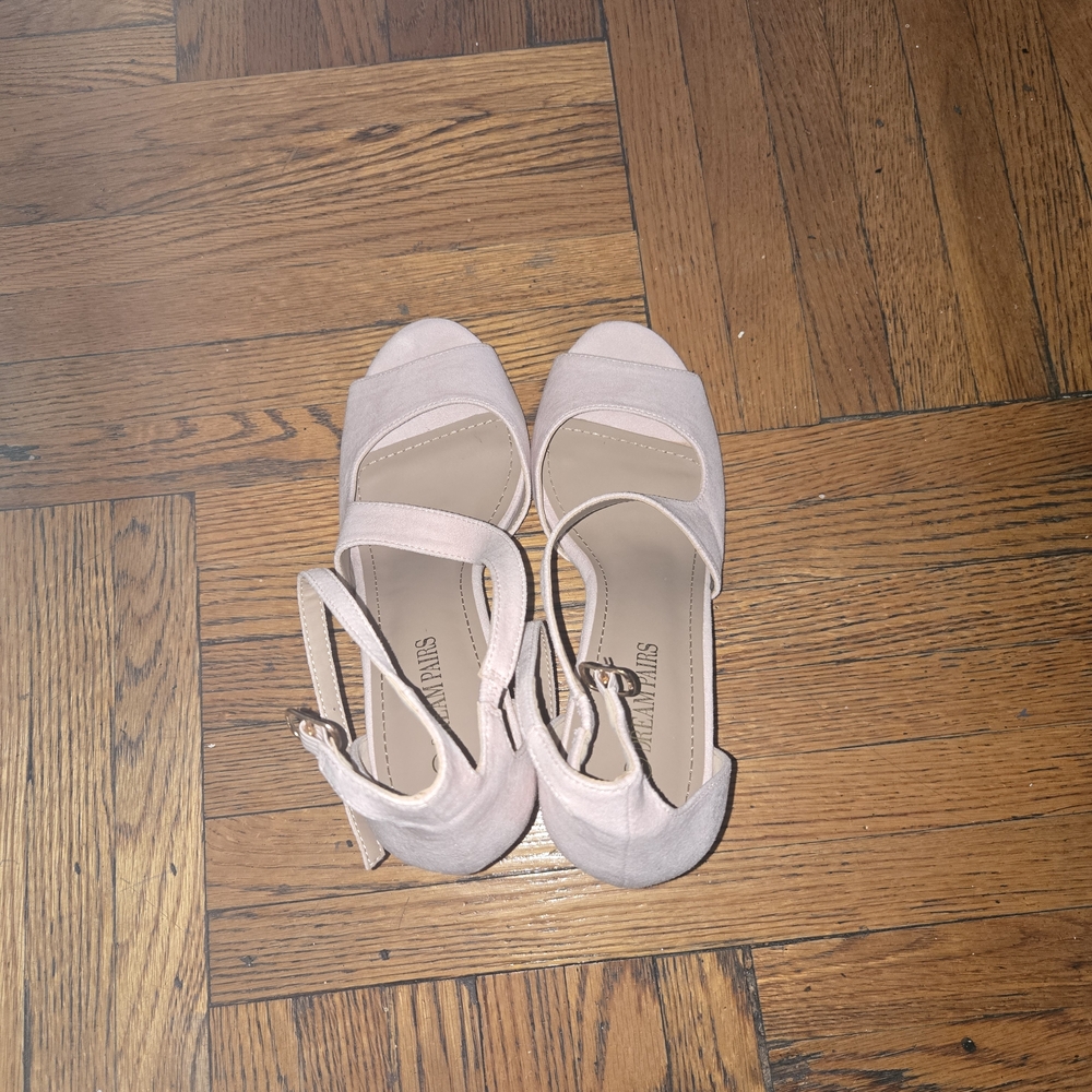 Dreamers Pink Heeled Sandals